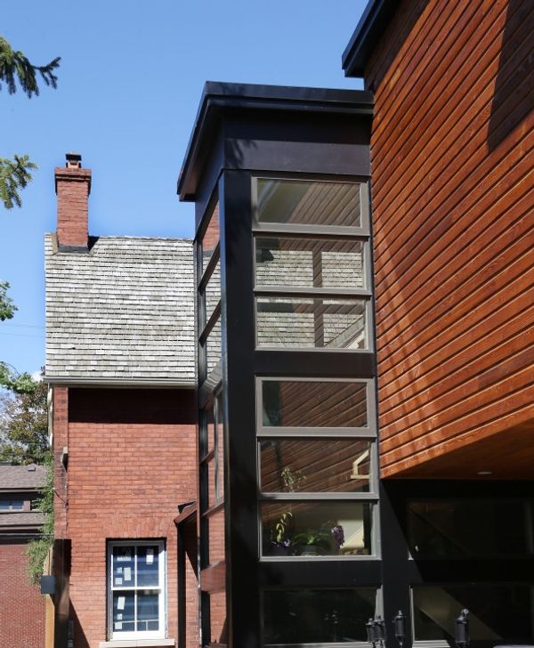 Cedar box with black glazing
